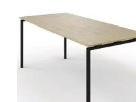 Kantinebord Zignal med stoleophæng Ø48 120x80 cm bøg
