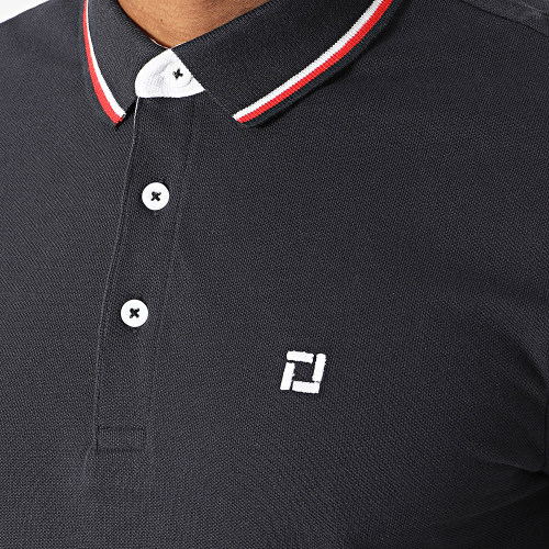 Polo Manches Courtes Fletcher Bleu Marine
