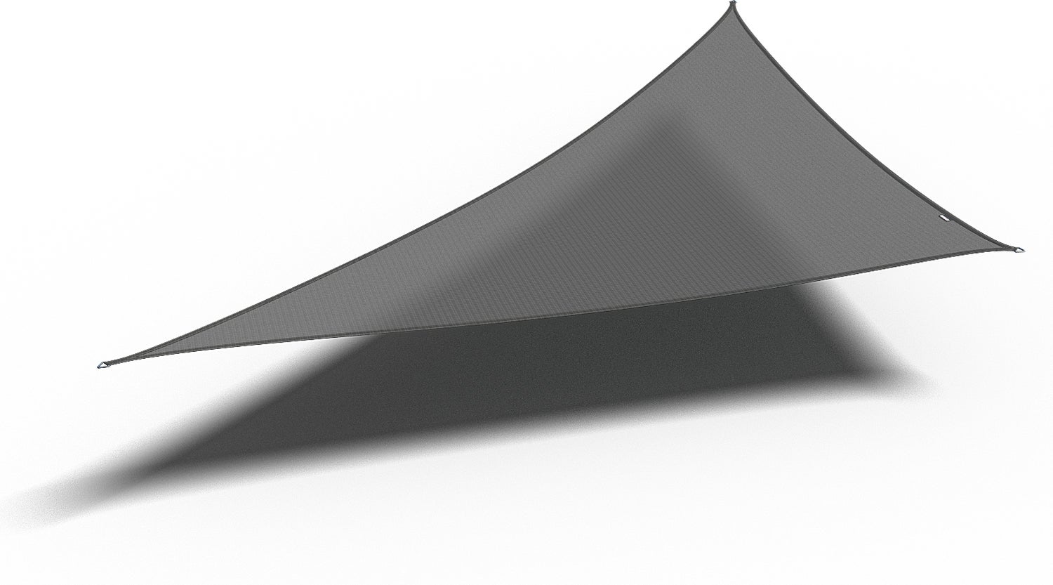 Platinum schaduwdoek driehoek Sun & Shade Coolfit grijs 400 x 570 cm