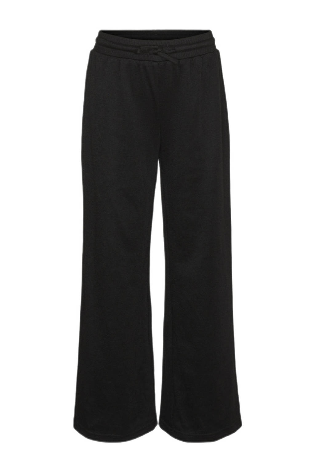 VERO MODA GIRL high waist wide leg broek VMAVIA LUCCA zwart