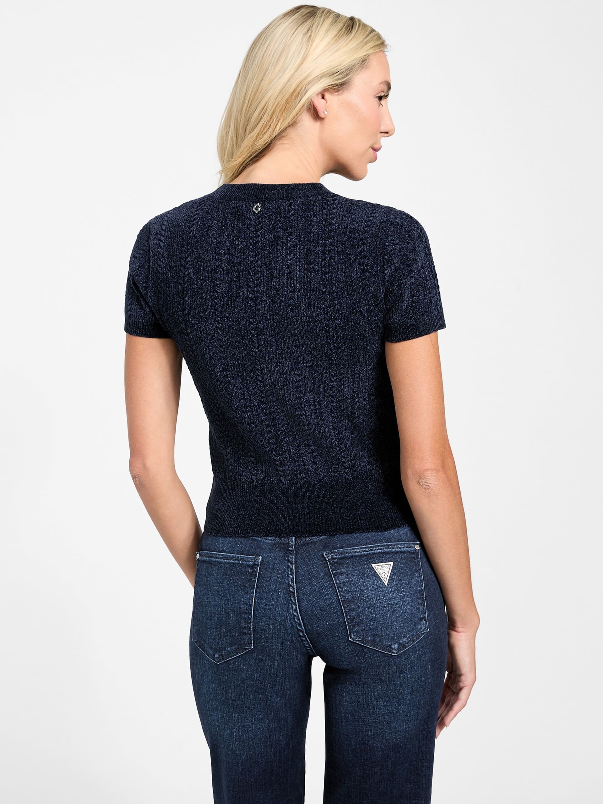 Blusa de malha de chenille Eco Marcie