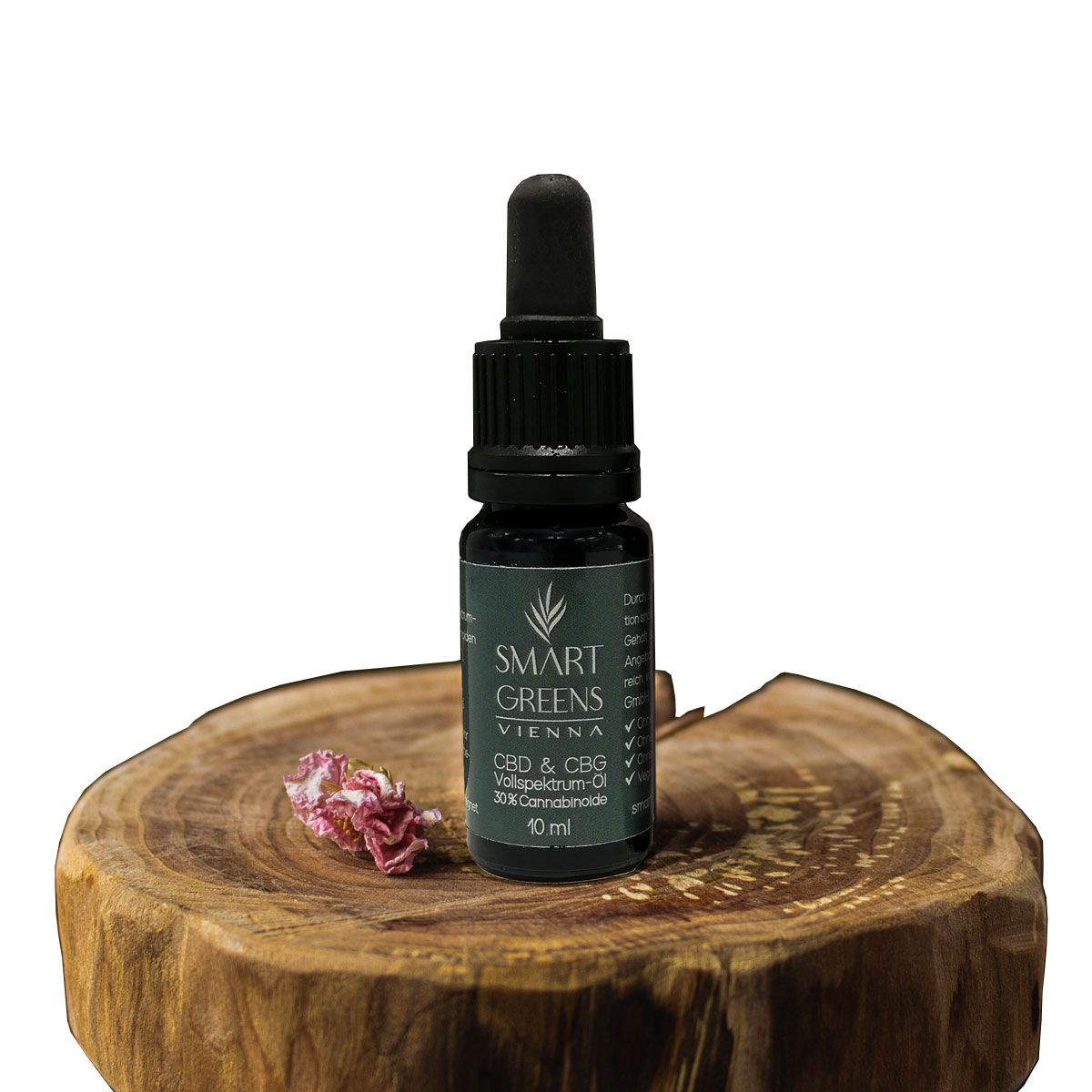 SMART GREENS CBD & CBG 30% Premium Vollspektrumöl, 10ml