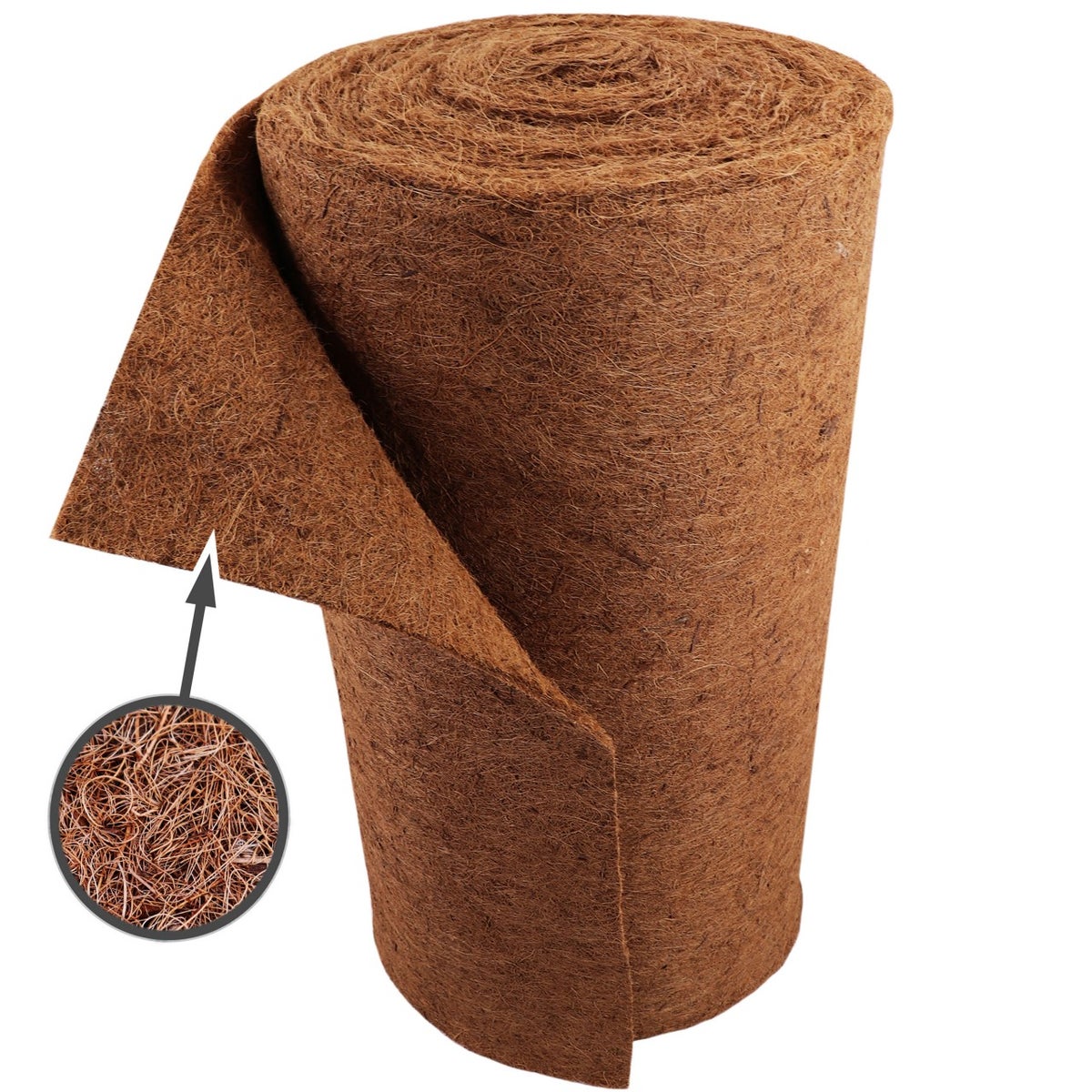15m kokosmat winterbescherming hellingmat kokosvezelmat 800g/m² 0,25m breed