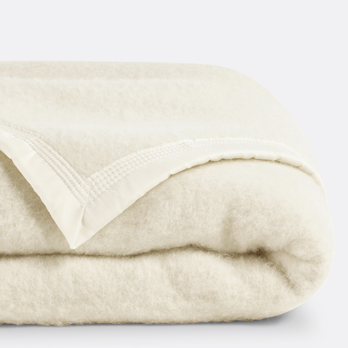 LA REDOUTE INTERIEURS<br>Manta em pura lã de barbear Woolmark 600 g/m2