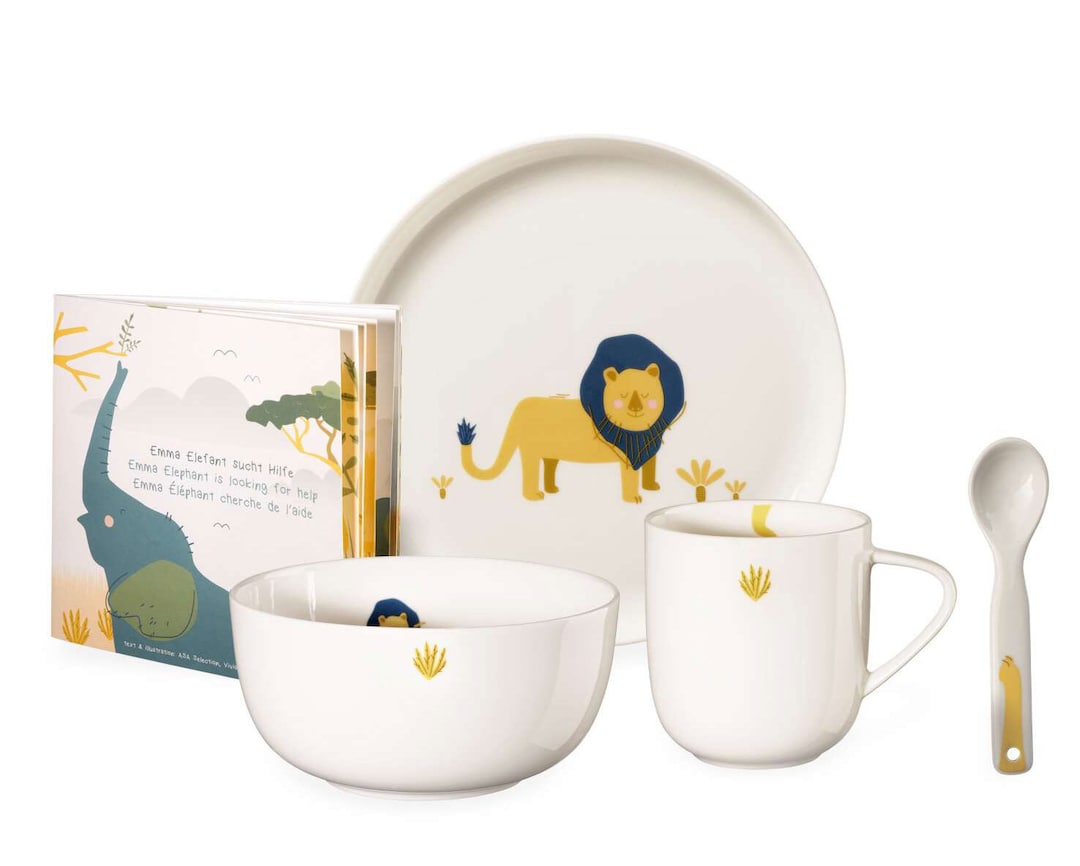 ASA Kindergeschirr-Set KIDS 5-teilig Leo Löwe