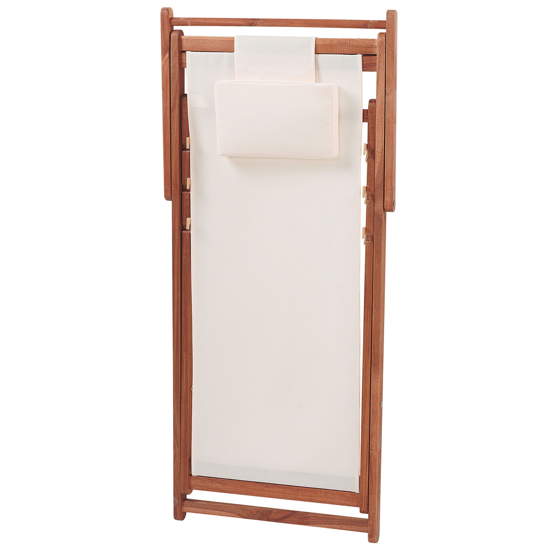 Beliani - AVELLINO - Ligbed - Gebroken wit - Polyester