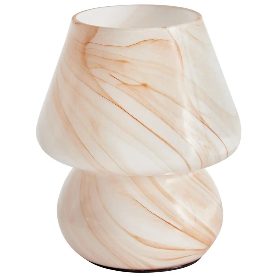 LOBO - Tafellamp - Beige - Glas