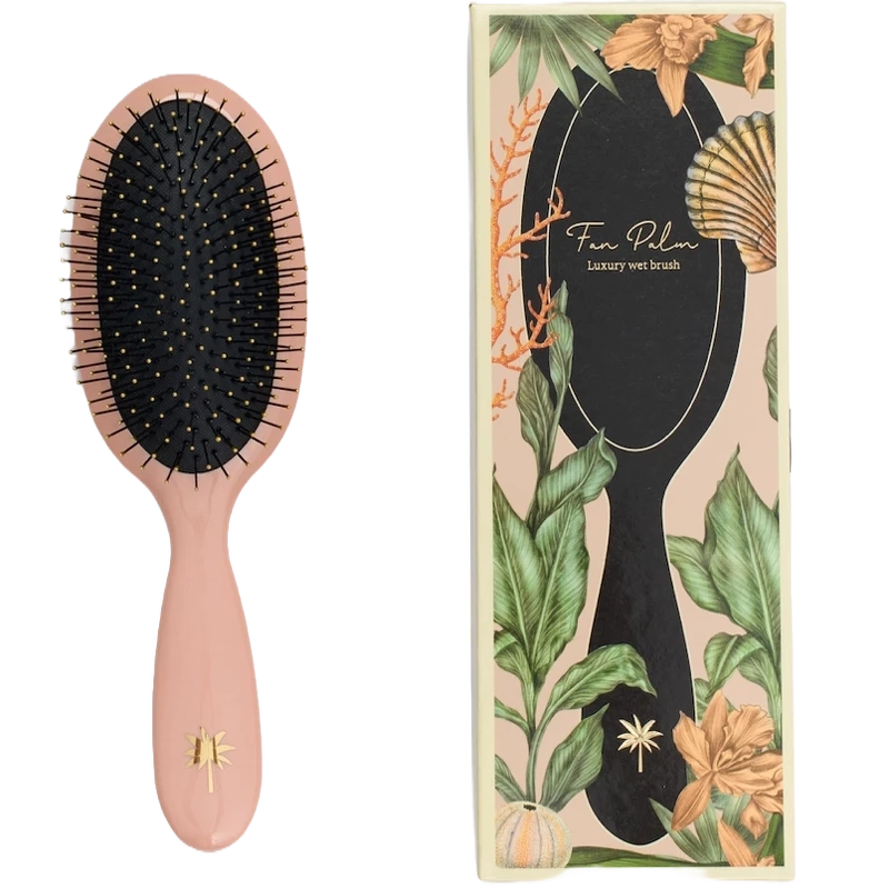 Fan Palm Wet Brush Medium - Beach Rose