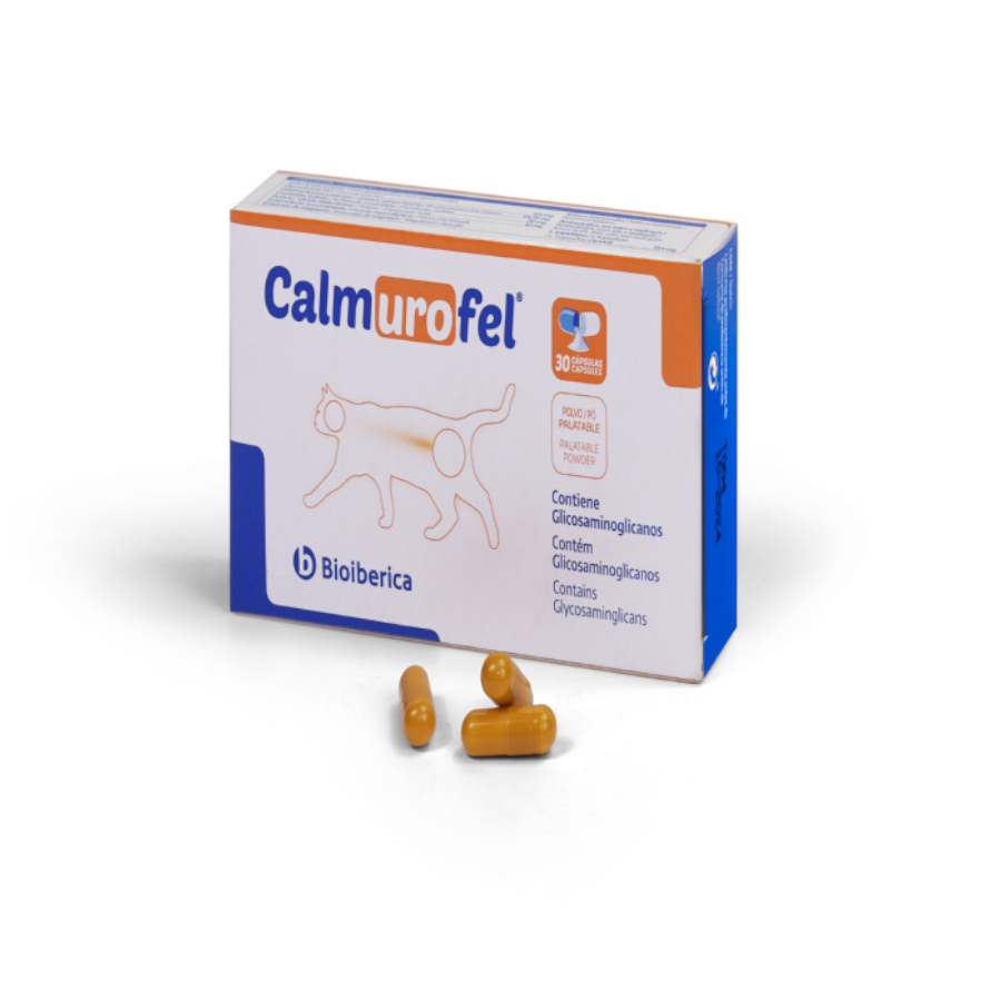 Cápsulas Bioiberica Calmurofel para gatos