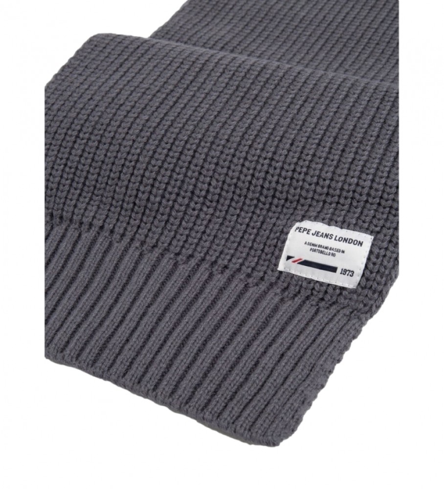 Cachecol cinza escuro Griffin da Pepe Jeans