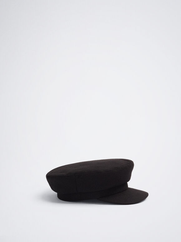 Gorro Marinera de Lã - Preto