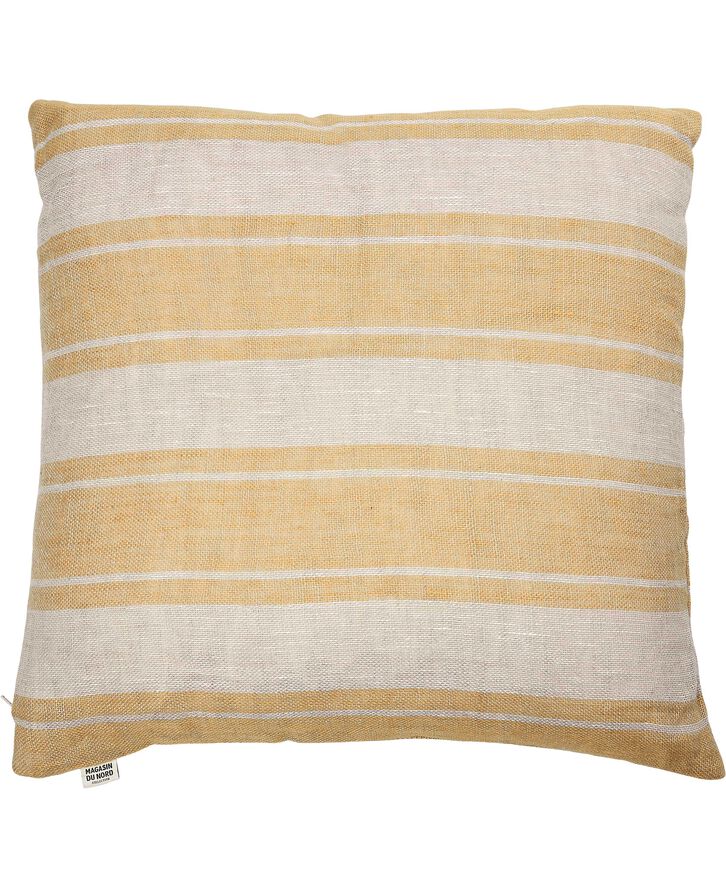 Magasin du Nord Collection STRIPE/MUSTARD, PYNTEPUDE 48x48 CM Gul