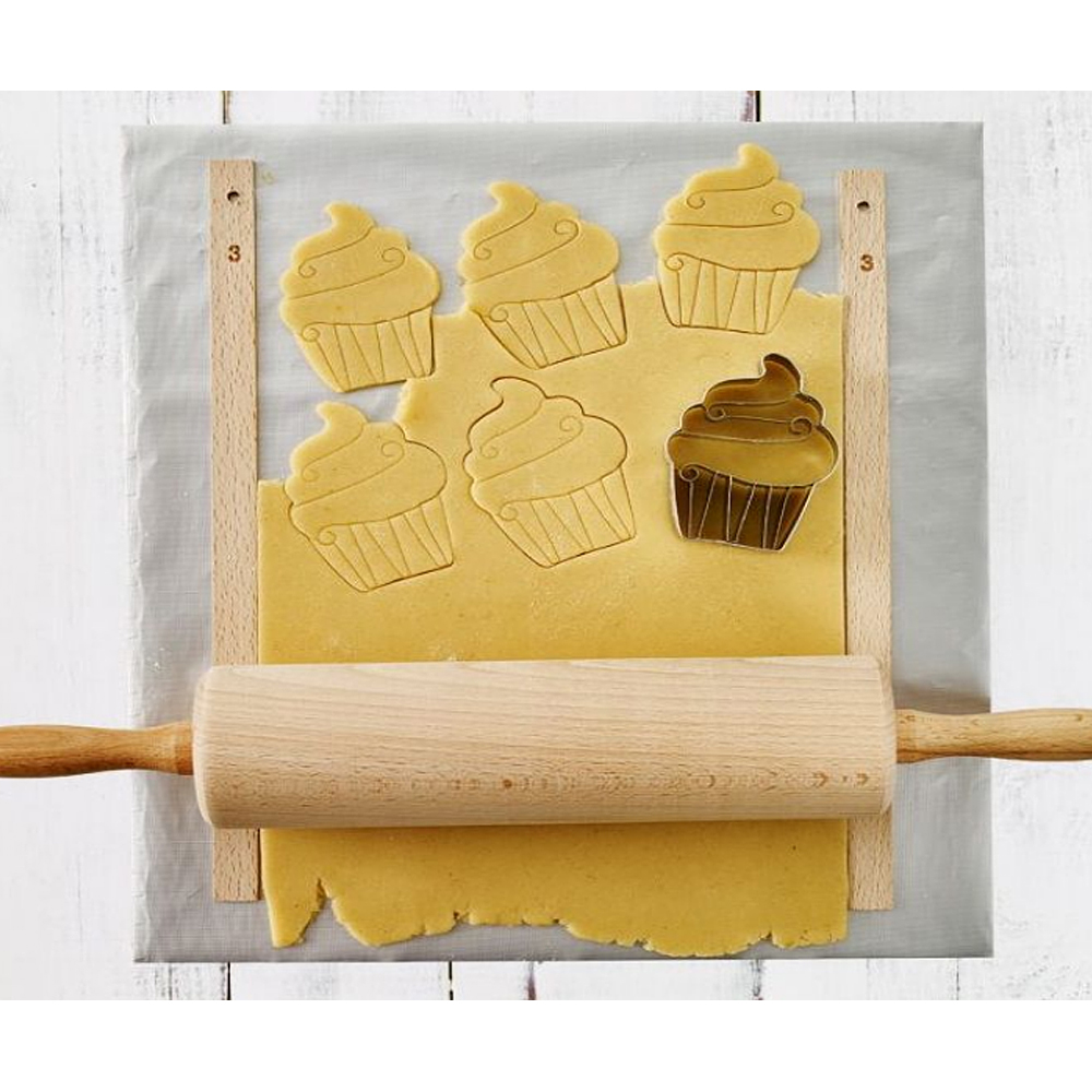 Lot de 6 Règles à Pâtisserie en bois Patisse
