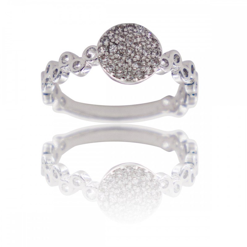 Bague Femme Rhodium VELA