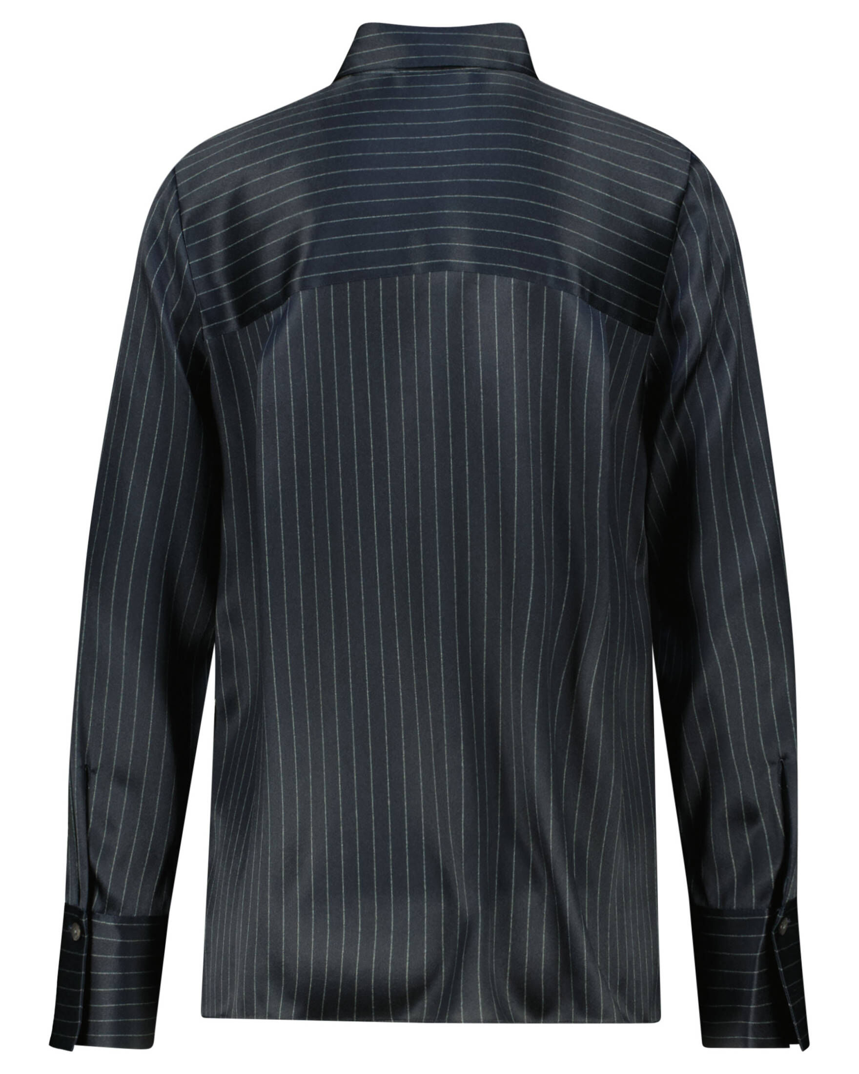 Vince| Damen Satinbluse aus Seide PINSTRIPE SLIM