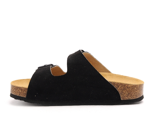Plakton mules et sabots plats femme cp beta noir