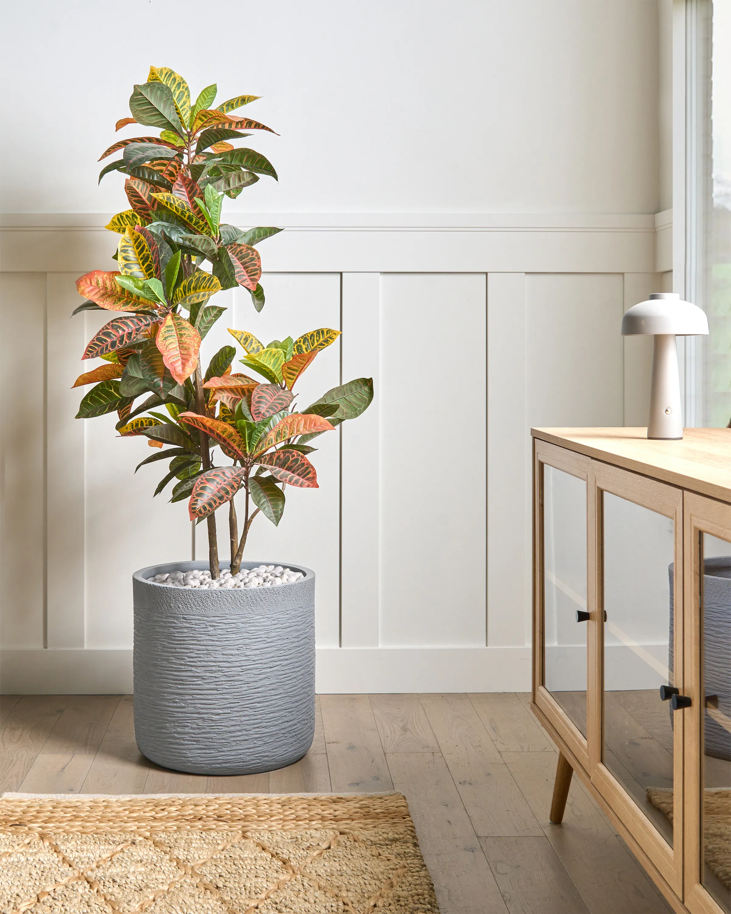 Bloempot SAMOS 42 cm Grijs
