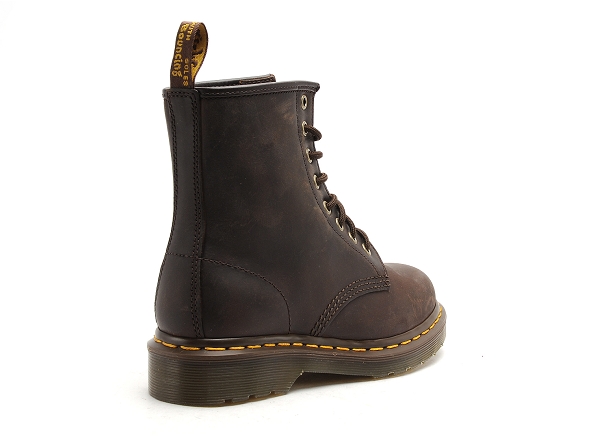 Dr martens boots bottine plates femme 1460 gaucho marron