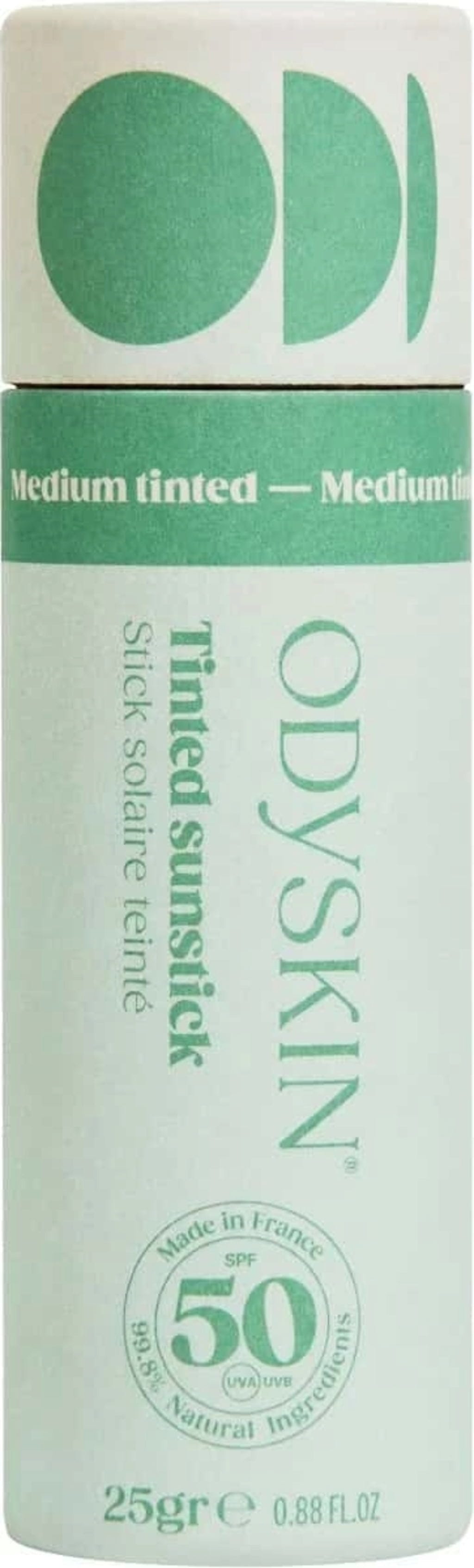 ODYSKIN  Tinted Sunstick SPF 50, 25 g