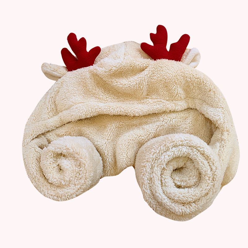 Yunikon - Hertenhoorn Fleece Sjaal met Capuchon