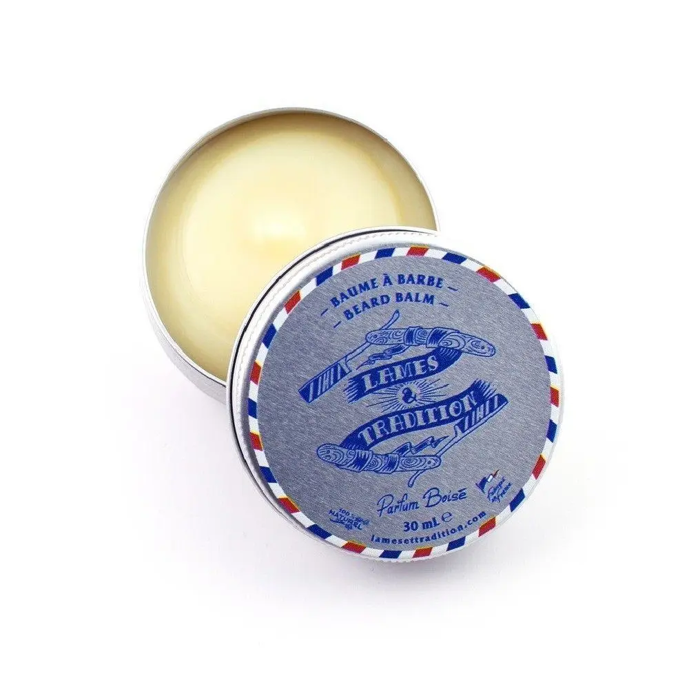 Lames et Tradition - Baume à Barbe Parfum Boisé- Baume pour barbe