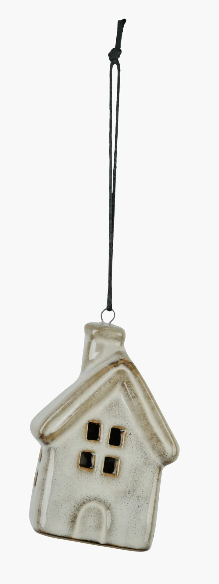 Juletrepynt beige - 5x3,5x7 cm