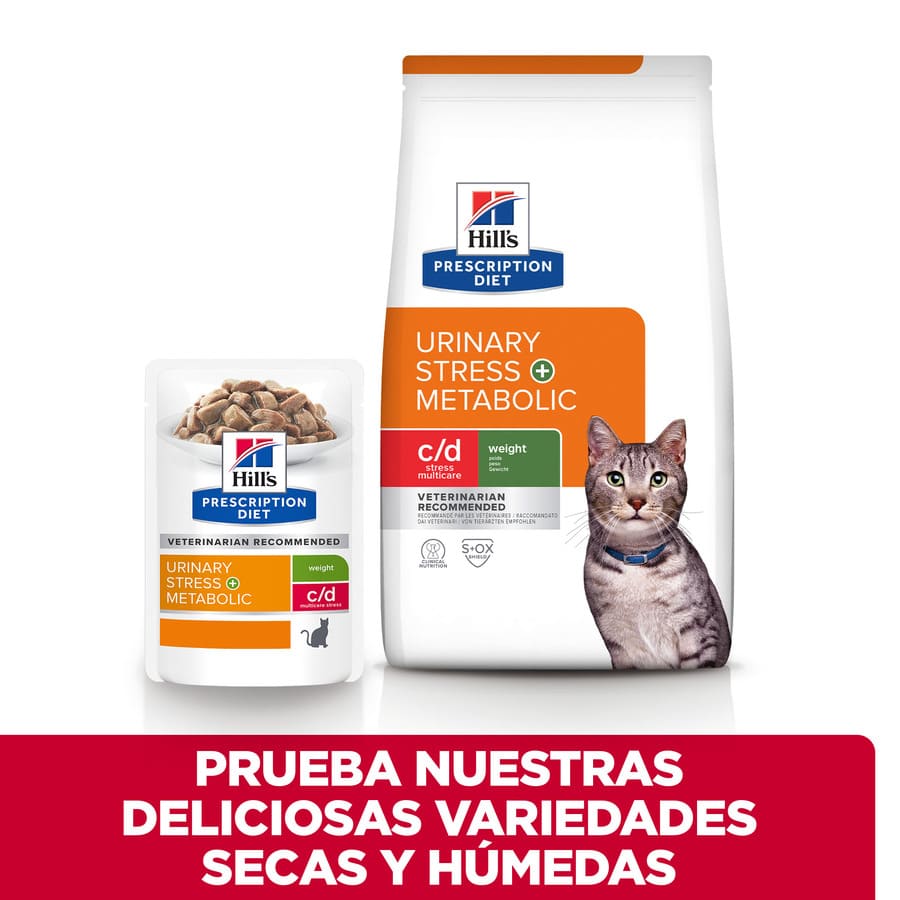 Hill's Prescription Diet Urinary Stress + Metabolic c/d pienso para gatos