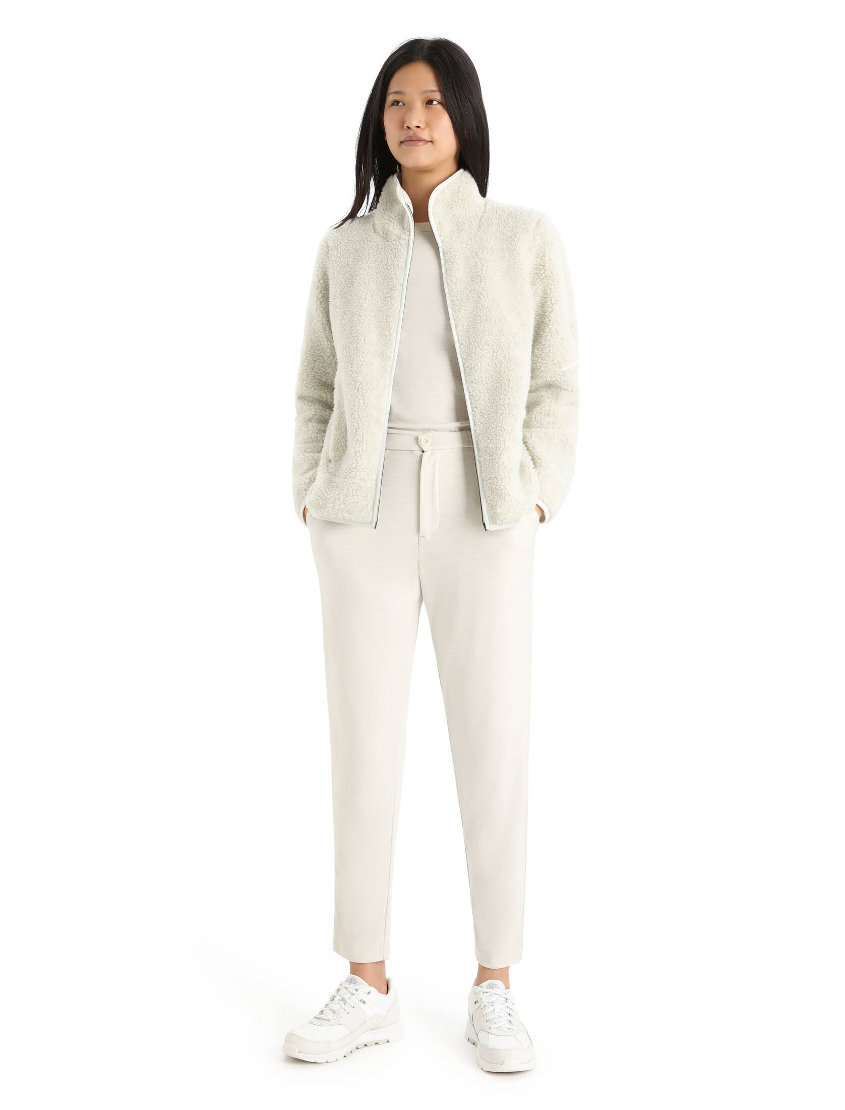 Icebreaker| Damen Fleecejacke REALFLEECE HIGH PILE LS ZIP