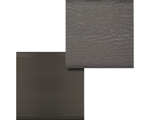 Konsta WPC terrasplank Masivo massief profiel gestructureerd 20x145 mm (verkoop per meter van 1,00 m tot max. 6,00 m) donkerbruin