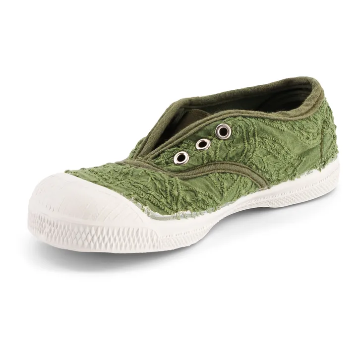Bensimon Tennis Elly Broderie Anglaise | Khaki