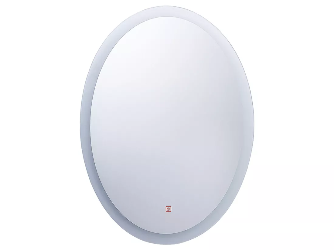 Miroir de salle de bain LED VIRIAT 60 cm 80 cm Argenté