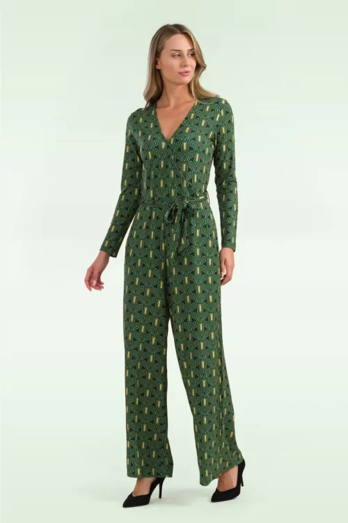 LaLamour Diana Archerss jumpsuit in groen