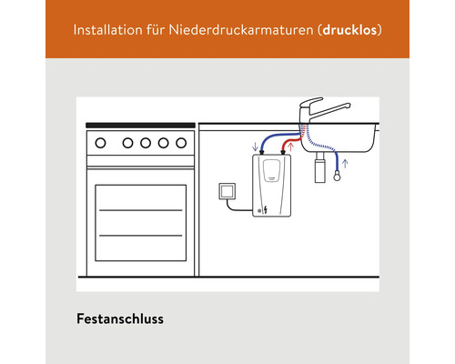 Clage CDX11-U elektronische doorstroomverwarmer 11 kW