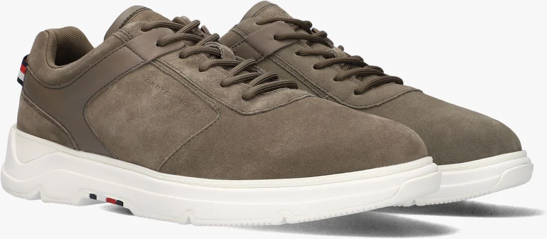 TOMMY HILFIGER groene tommy hilfiger lage sneakers core hilfiger hybrid