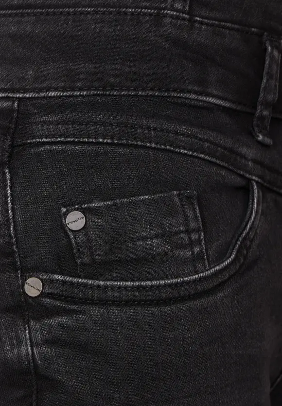 Slim Fit Jeans - soft black wash