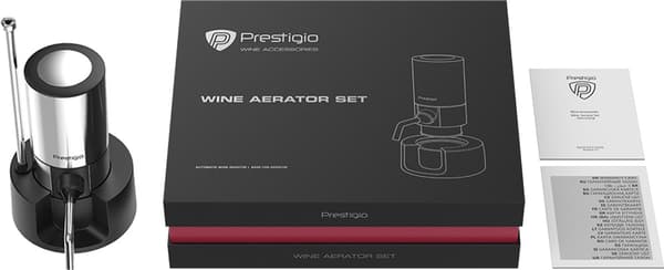 Prestigio wine aeration set