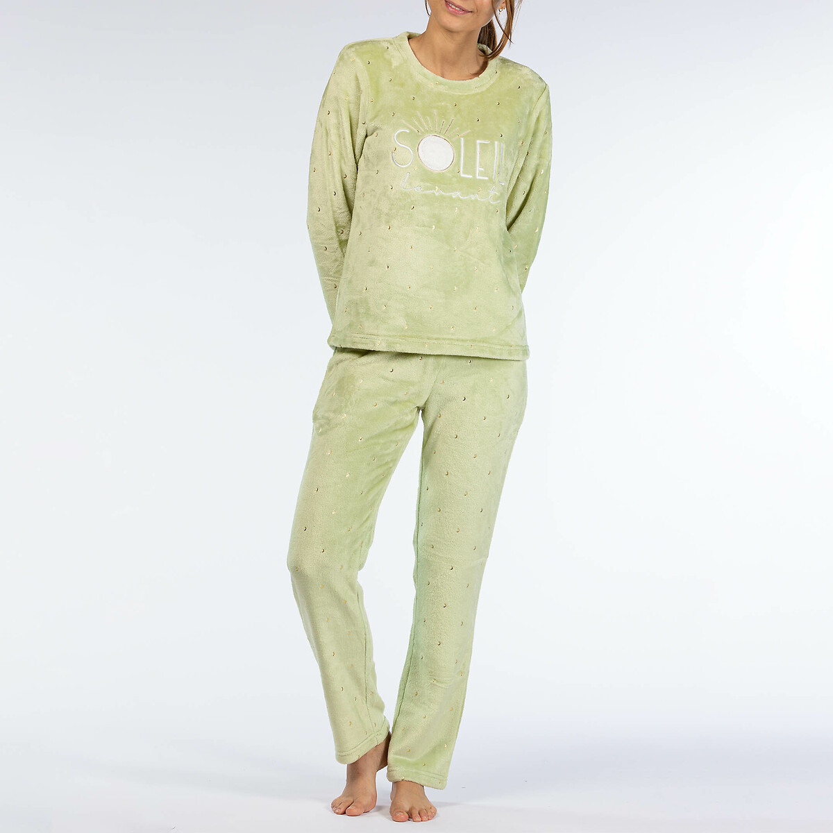 MELISSA BROWN<br>Pijama de manga comprida muito macio, Japão