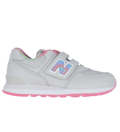 New Balance Schuhe - 574 - Grey Materie/Signal Pink