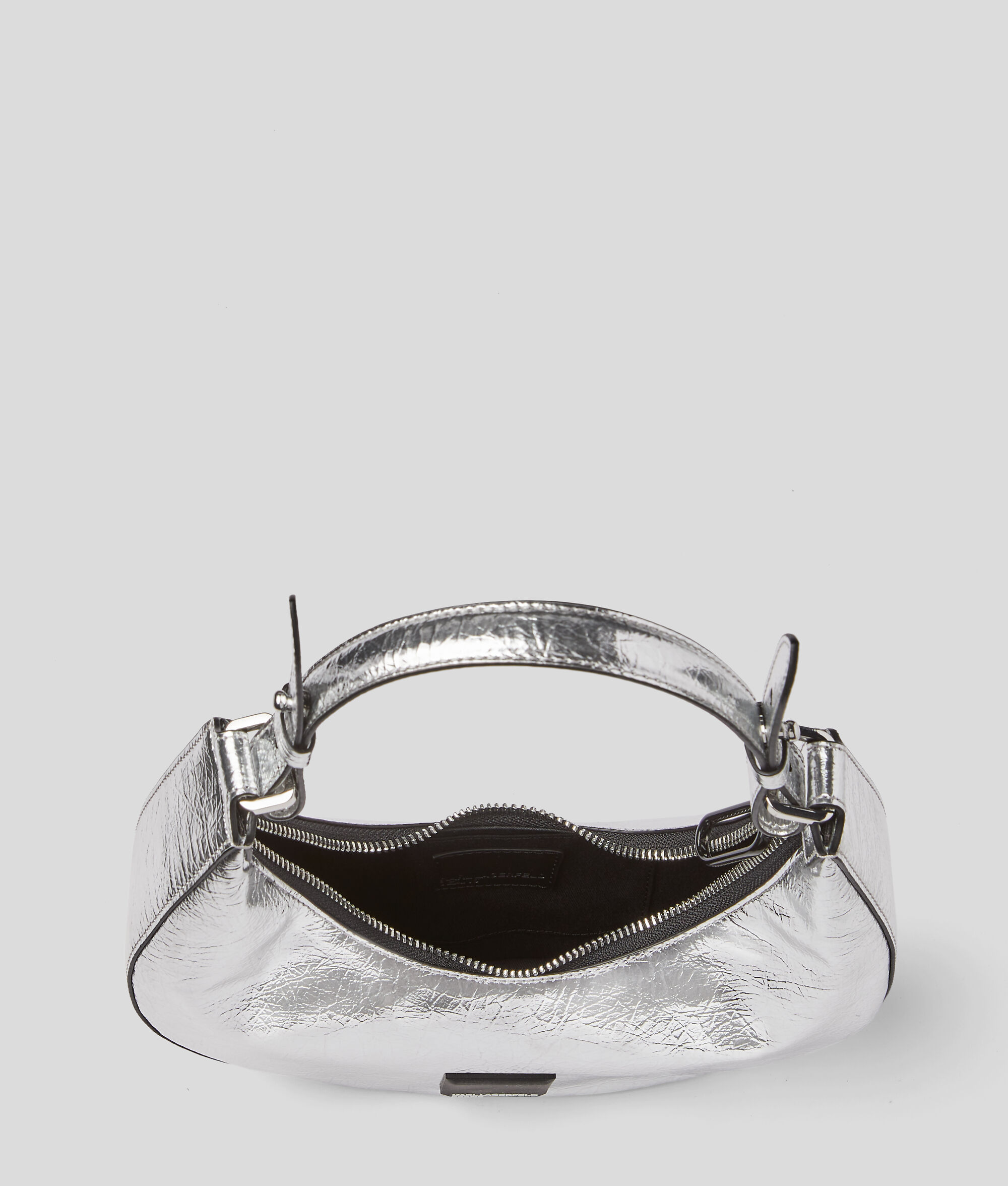 SAC DEMI-LUNE PORTÉ ÉPAULE MÉTALLISÉ KLJ