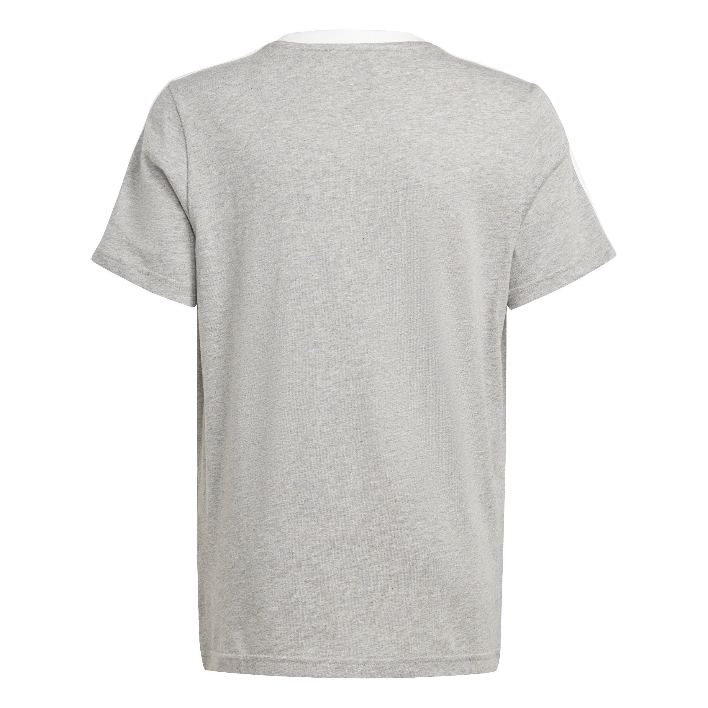 adidas Essentials 3 Stripe T-Shirt Junior Girls