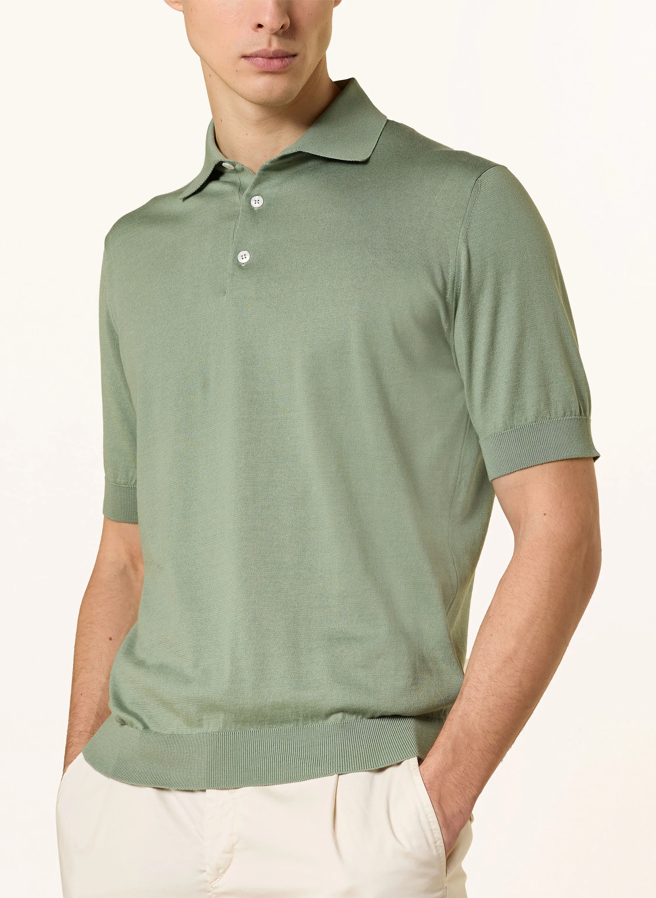 LARDINI Strick-Poloshirt