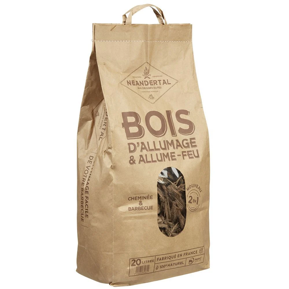 Bois d'allumage et allume-feu Neandertal 20L