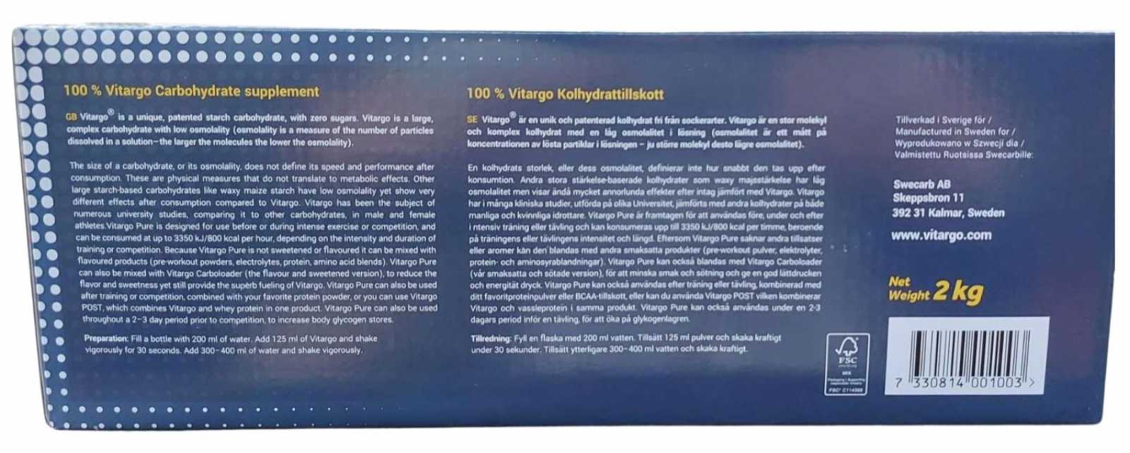 Vitargo Pure Vitargo 2 kg