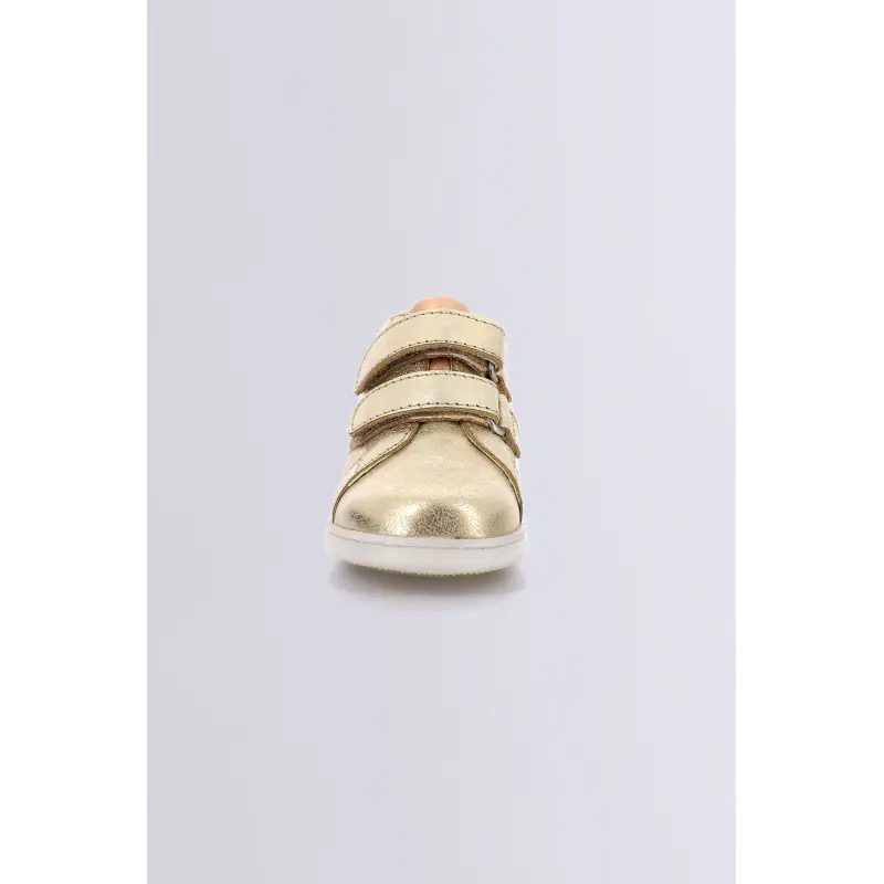 Kickbelkro Beige champagne BOTTILLONS Cuir  Fille