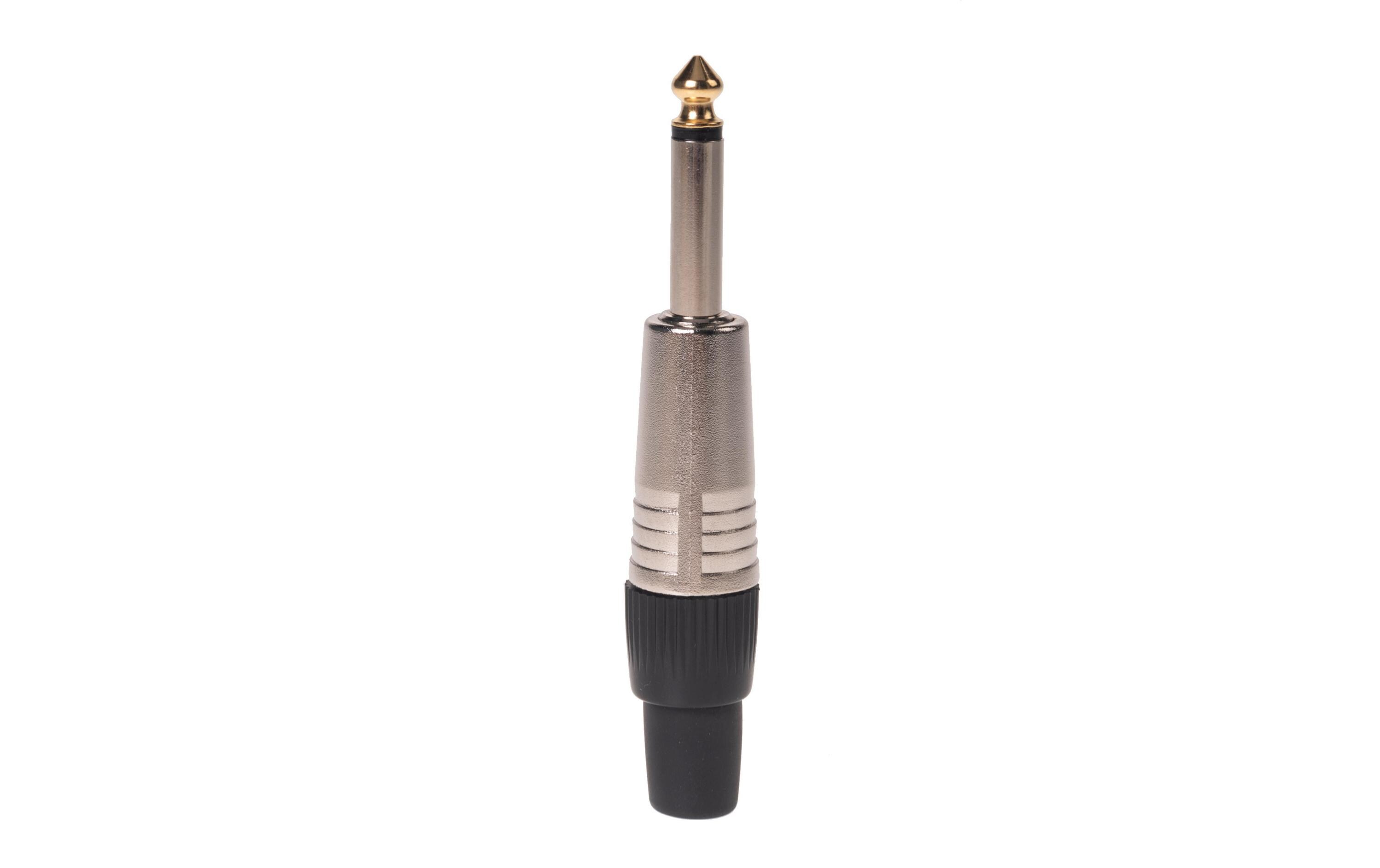 Stecker BC2001NI-M 6.3 mm Mono Klinkenstecker NickelHochwertiger und robuster Bemero XLR-Stecker