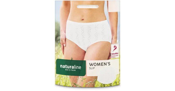 Naturaline Textil Damen Slip weiss L