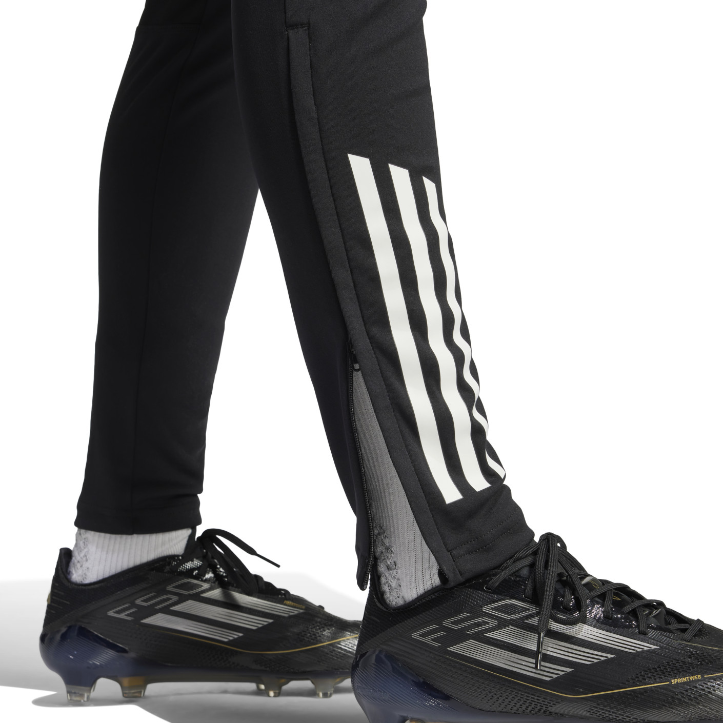 Adidas Tiro 25 Competition Trainingsbroek Dames Zwart Wit Grijs
