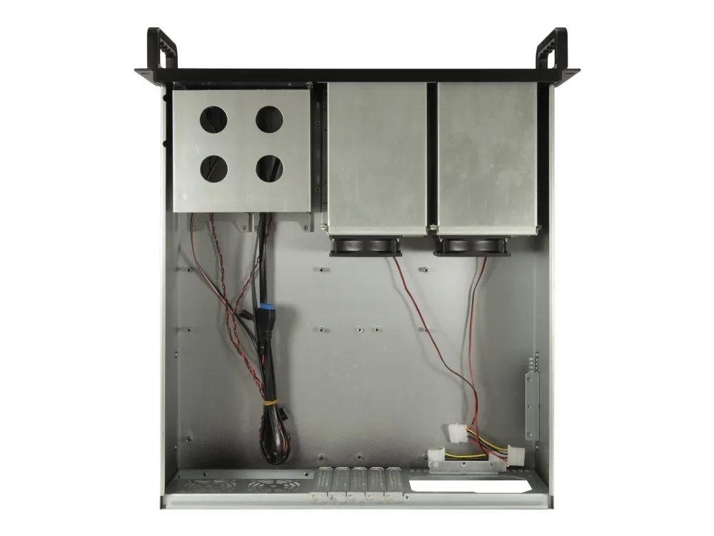 Inter-Tech IPC 3U-3508 - Rack-monterbar - ATX - SATA/SAS - hot-swap - ingen strømforsyning (ATX) - USB