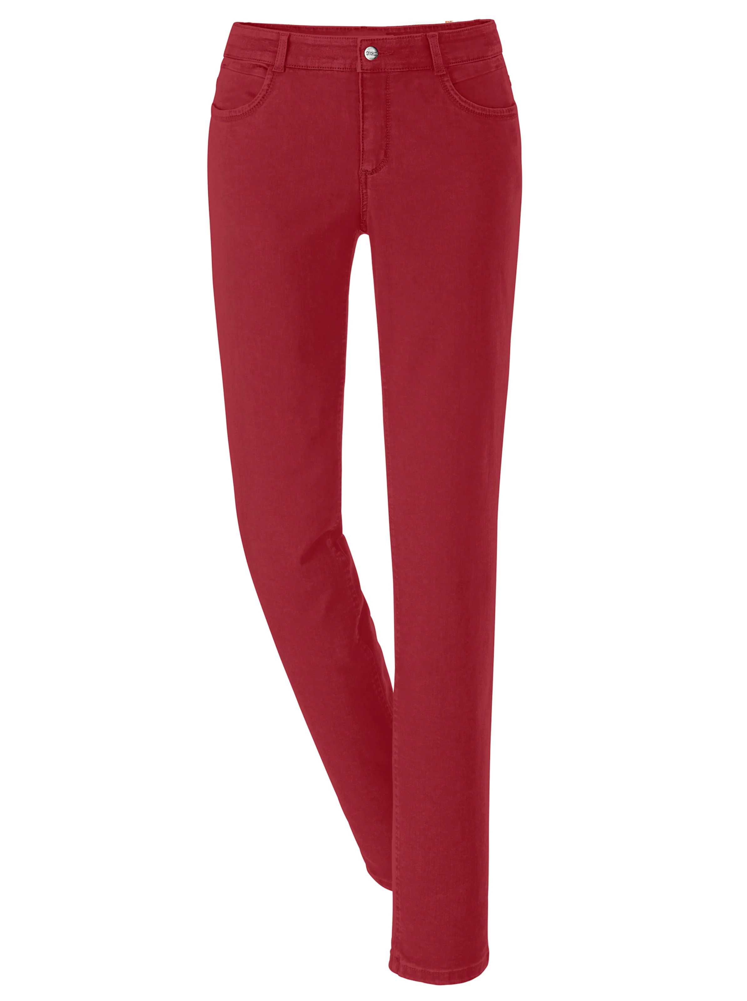 Ascari Stretch-Jeans in rot