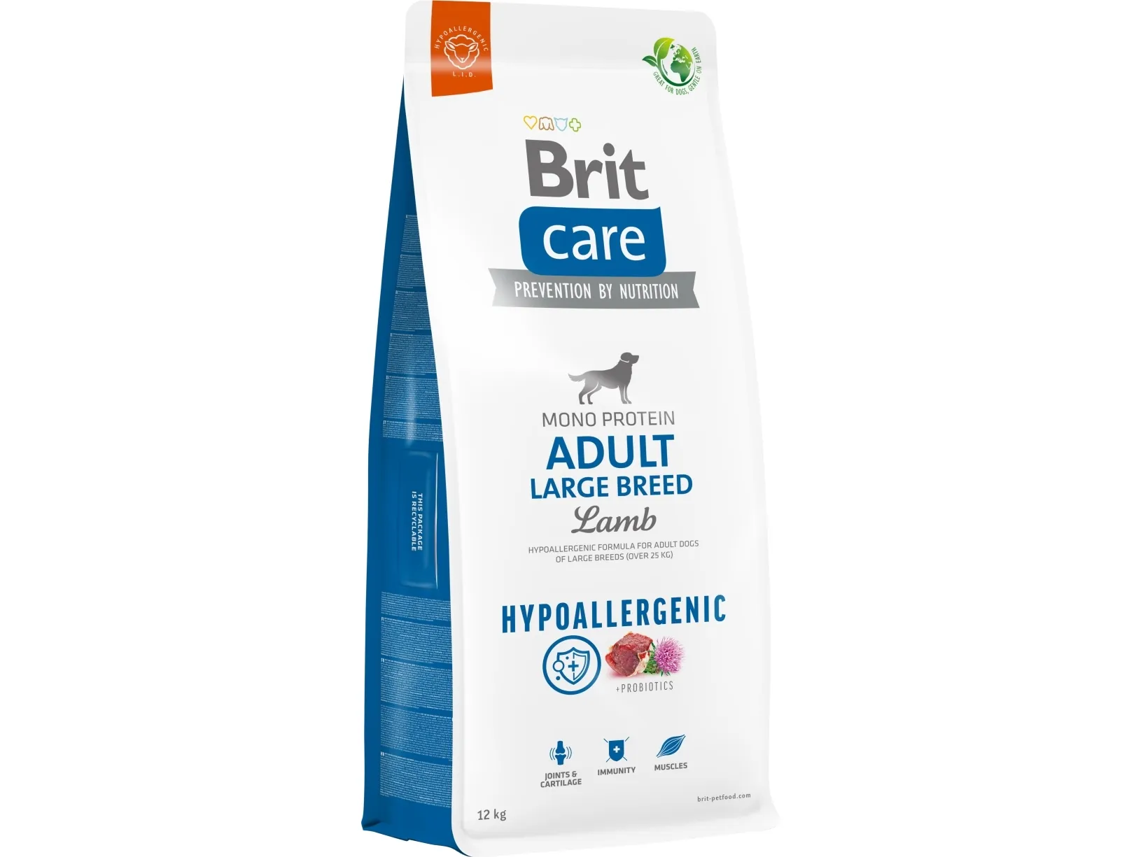 Brit Care Dog Hypoallergenic Adult Large Breed, Lamb, 12 kg